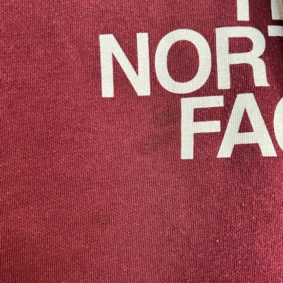 The North Face Women's Burgundy Logo Hoodie - Size Large - Picture 6 of 6